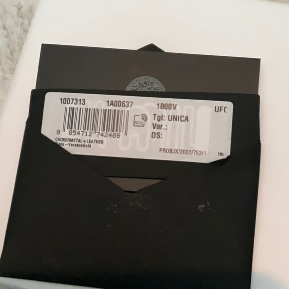 NWT Versace Greca Leather Metal Chocker! - Picture 11 of 15